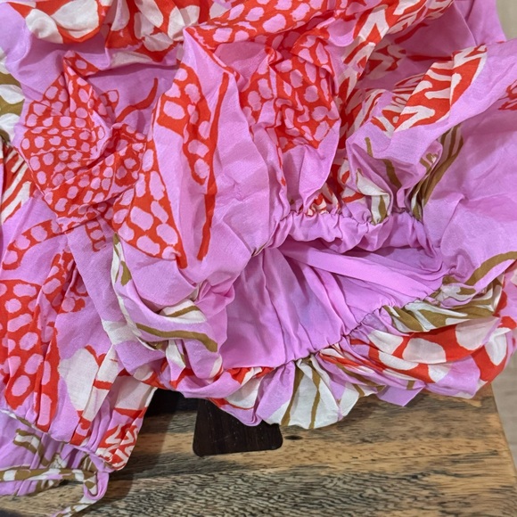 Farm Rio Pink Mixed Lobster Crop Top - Picture 8 of 12